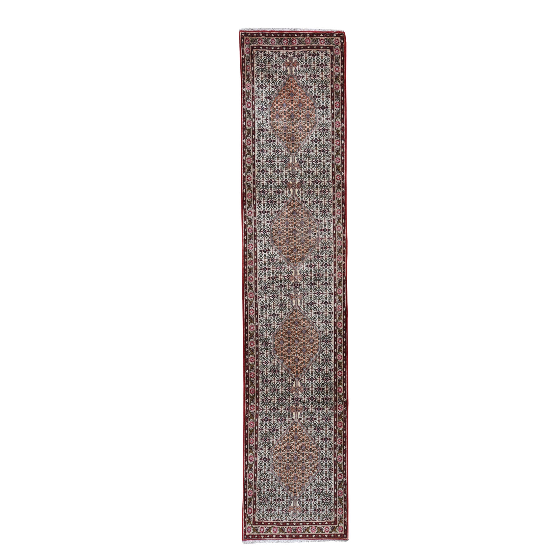 Traditional Wool Hand-Knotted Area Rug 2'4